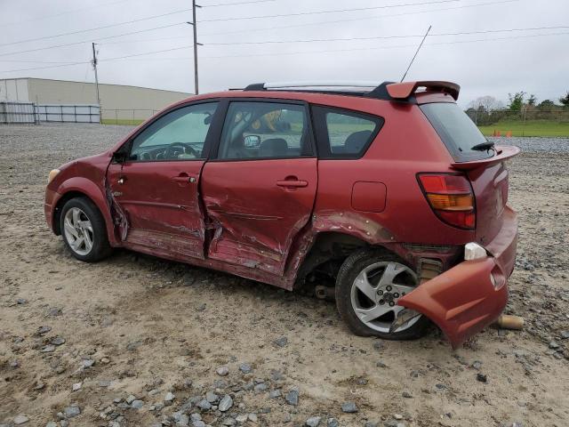 5Y2SL63825Z483515 - 2005 PONTIAC VIBE RED photo 2