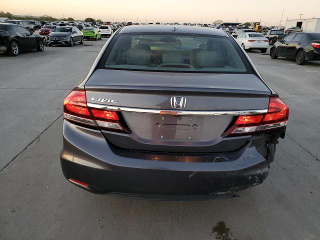 2HGFB2F96FH515208 - 2015 HONDA CIVIC EXL GRAY photo 6