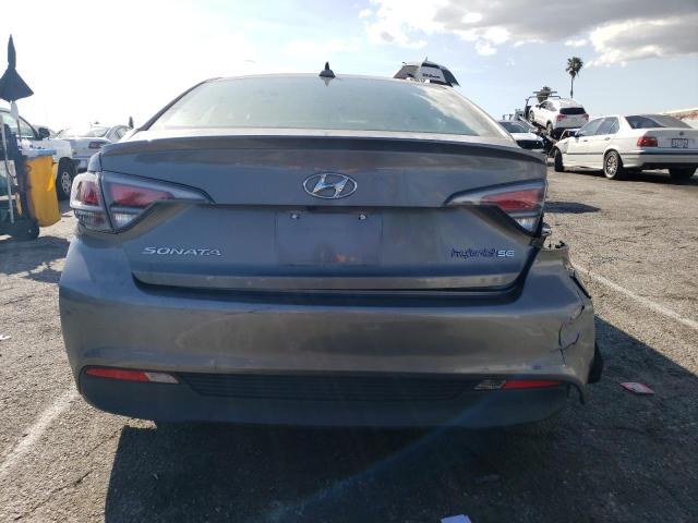 KMHE24L38HA075494 - 2017 HYUNDAI SONATA HYBRID SILVER photo 6