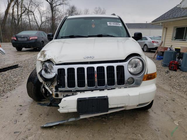 1J4GL58K57W571297 - 2007 JEEP LIBERTY LIMITED WHITE photo 5