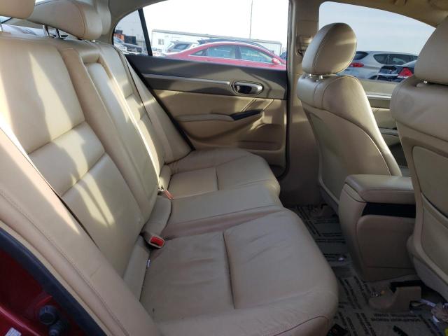 1HGFA16928L053720 - 2008 HONDA CIVIC EXL ბურგუნდია ფოტო 10