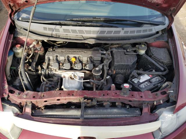 1HGFA16928L053720 - 2008 HONDA CIVIC EXL BURGUNDY photo 11