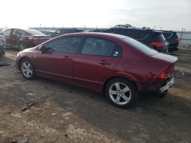 1HGFA16928L053720 - 2008 HONDA CIVIC EXL ბურგუნდია ფოტო 2