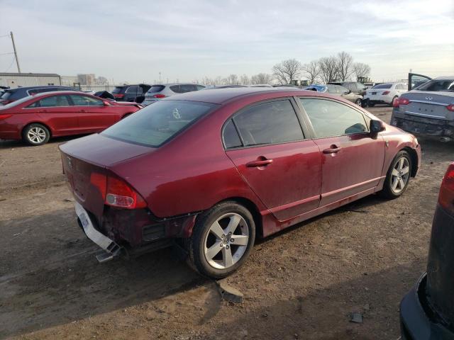 1HGFA16928L053720 - 2008 HONDA CIVIC EXL ბურგუნდია ფოტო 3