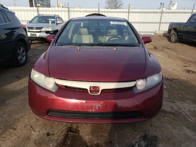 1HGFA16928L053720 - 2008 HONDA CIVIC EXL ბურგუნდია ფოტო 5