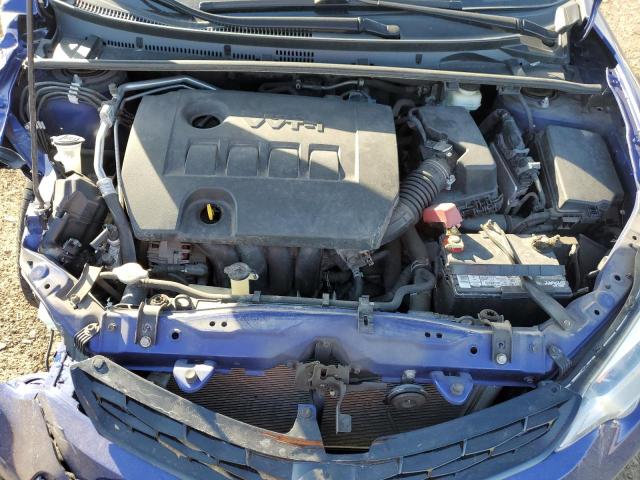 2T1BURHE8FC335653 - 2015 TOYOTA COROLLA L BLUE photo 11