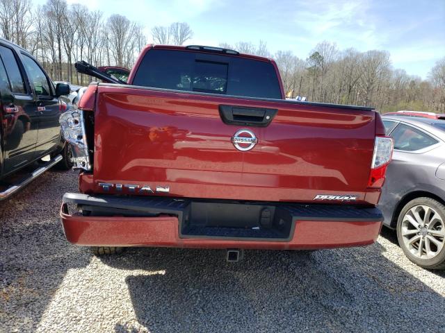 1N6AA1E55KN519480 - 2019 NISSAN TITAN SV RED photo 6