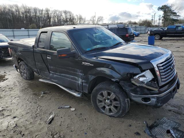 1FTEX1C83AFC73389 - 2010 FORD F150 SUPER CAB BLACK photo 4