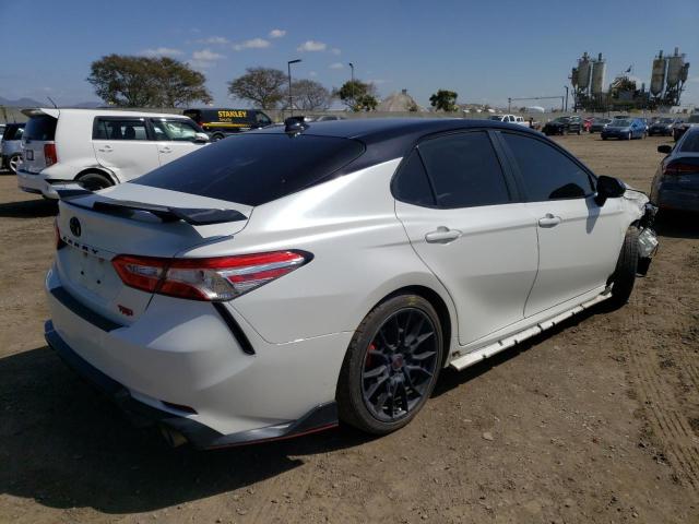 4T1NZ1AK5LU043601 - 2020 TOYOTA CAMRY TRD WHITE photo 3