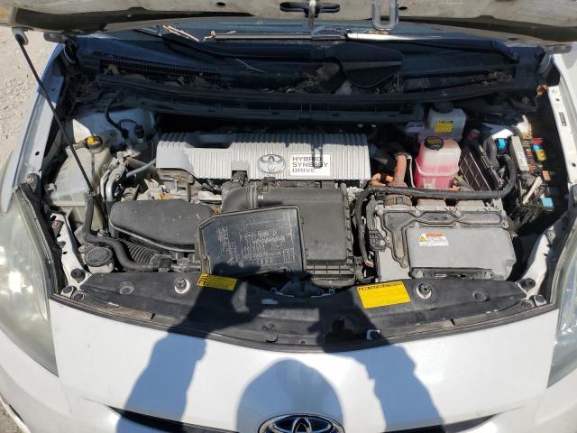 JTDKN3DU8A0002475 - 2010 TOYOTA PRIUS WHITE photo 11