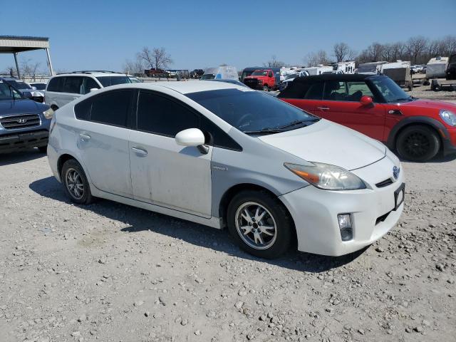 JTDKN3DU8A0002475 - 2010 TOYOTA PRIUS WHITE photo 4