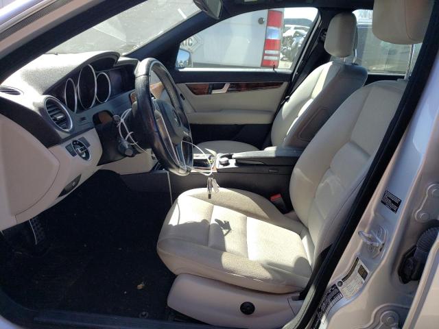 WDDGF5HB9CA604215 - 2012 MERCEDES-BENZ C 350 SILVER photo 7