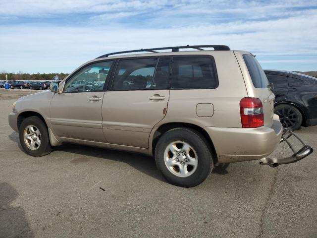 JTEGD21A360143485 - 2006 TOYOTA HIGHLANDER TAN photo 2