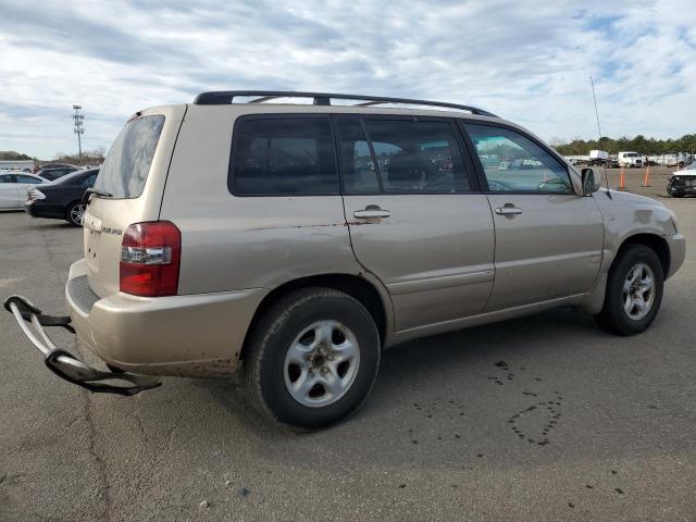 JTEGD21A360143485 - 2006 TOYOTA HIGHLANDER TAN photo 3