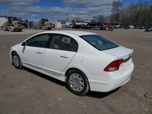 19XFA4F5XAE000243 - 2010 HONDA CIVIC GX WHITE photo 2