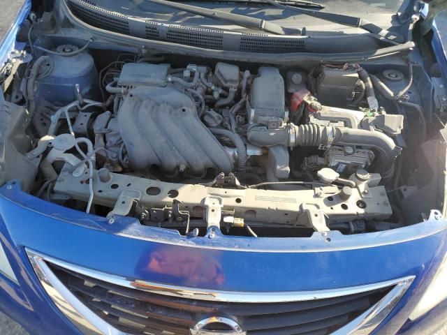 3N1CN7AP5EL826861 - 2014 NISSAN VERSA S BLUE photo 11