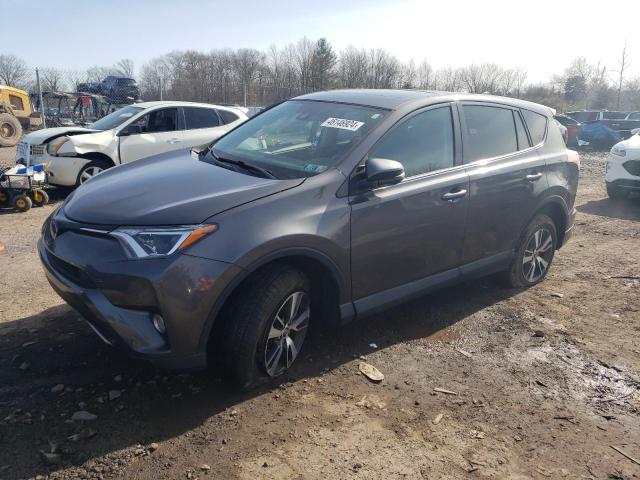 2T3RFREV6JW796233 - 2018 TOYOTA RAV4 ADVENTURE GRAY photo 1