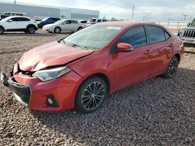 5YFBURHE3FP243043 - 2015 TOYOTA COROLLA L RED photo 1