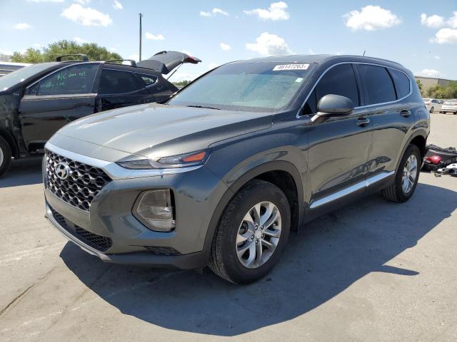 5NMS23AD9LH262075 - 2020 HYUNDAI SANTA FE SE GRAY photo 1