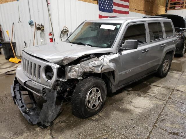 1C4NJPBA6ED888433 - 2014 JEEP PATRIOT SPORT GRAY photo 1