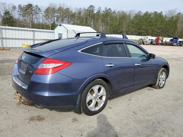 5J6TF2H59CL006688 - 2012 HONDA CROSSTOUR EXL BLUE photo 3