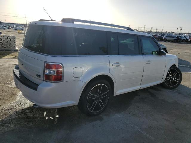 2FMGK5C80EBD27765 - 2014 FORD FLEX SEL WHITE photo 3