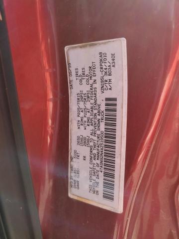 4TASN92N4XZ519500 - 1999 TOYOTA TACOMA XTRACAB PRERUNNER Qırmızı foto 12