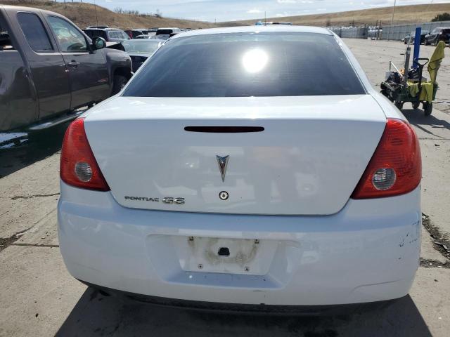 1G2ZJ57B594268853 - 2009 PONTIAC G6 WHITE photo 6