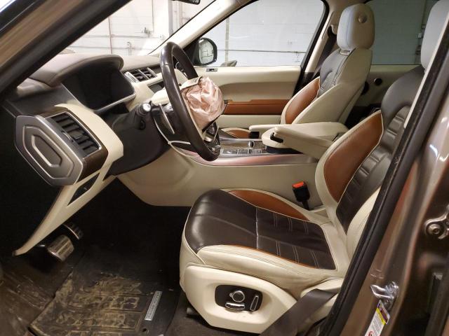 SALWV2EF7GA593681 - 2016 LAND ROVER RANGE ROVE AUTOBIOGRAPHY TAN photo 7