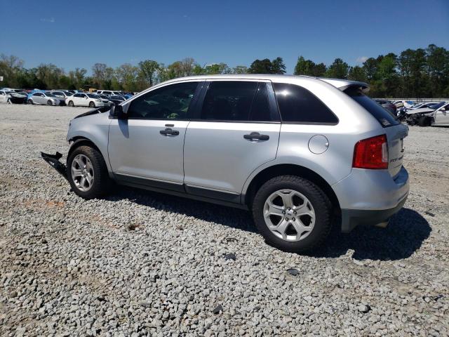 2FMDK4GC2DBC33137 - 2013 FORD EDGE SE SILVER photo 2