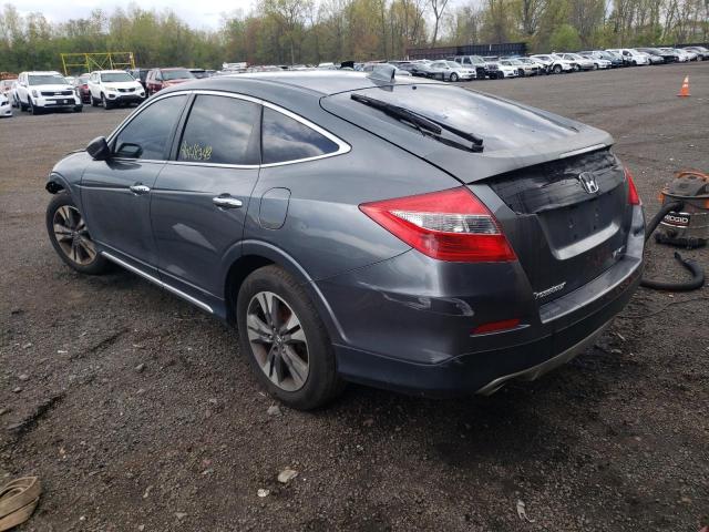 5J6TF2H54DL005255 - 2013 HONDA CROSSTOUR EXL GRAY photo 2