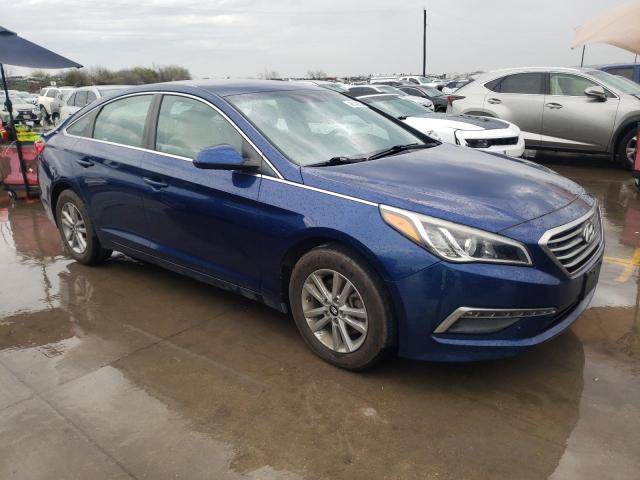 5NPE24AF7FH149737 - 2015 HYUNDAI SONATA SE BLUE photo 4