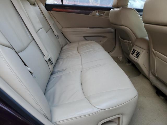 4T1BK3DB4BU378040 - 2011 TOYOTA AVALON BASE 勃艮第红 照片 10