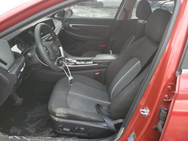 5NPEL4JA6MH101368 - 2021 HYUNDAI SONATA SEL RED photo 7