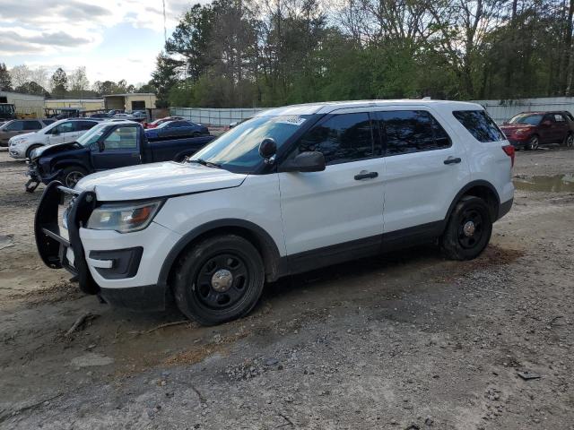 1FM5K8AR9GGA48525 - 2016 FORD EXPLORER POLICE INTERCEPTOR WHITE photo 1