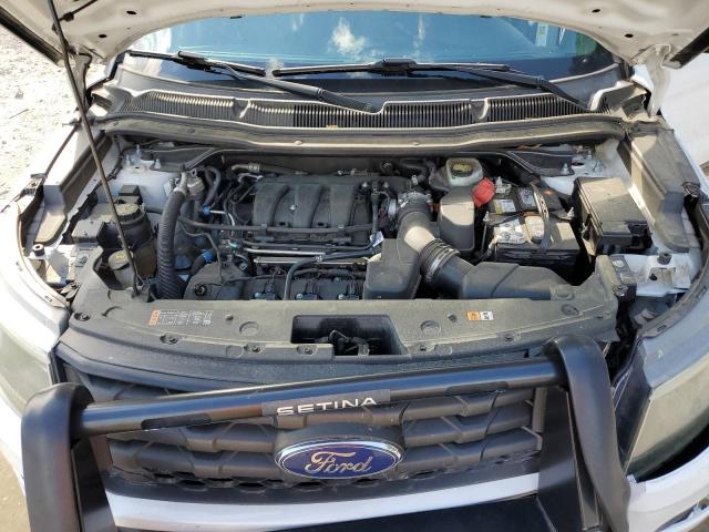 1FM5K8AR9GGA48525 - 2016 FORD EXPLORER POLICE INTERCEPTOR WHITE photo 11