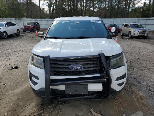 1FM5K8AR9GGA48525 - 2016 FORD EXPLORER POLICE INTERCEPTOR WHITE photo 5