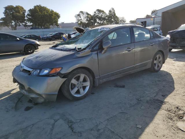 2HGFA16878H314649 - 2008 HONDA CIVIC EX GRAY photo 1