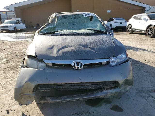 2HGFA16878H314649 - 2008 HONDA CIVIC EX GRAY photo 5