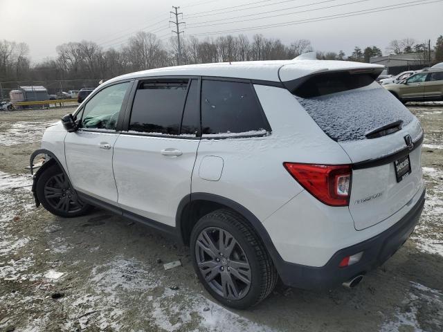 5FNYF8H59MB010288 - 2021 HONDA PASSPORT EXL WHITE photo 2