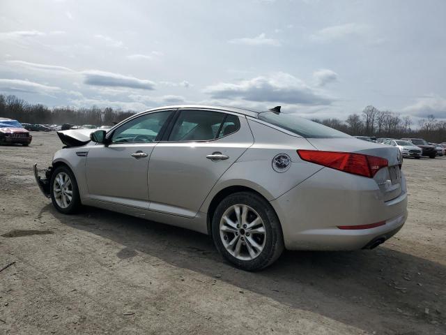 5XXGN4A76DG127780 - 2013 KIA OPTIMA EX SILVER photo 2