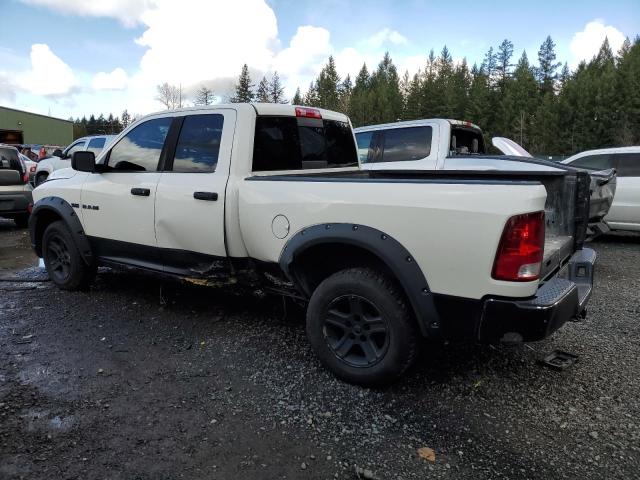 1D3HV18T09S747633 - 2009 DODGE RAM 1500 WHITE photo 2