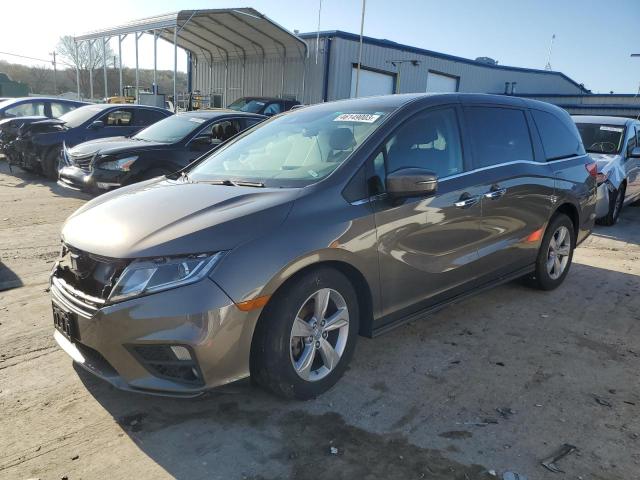 5FNRL6H55KB067201 - 2019 HONDA ODYSSEY EX GRAY photo 1