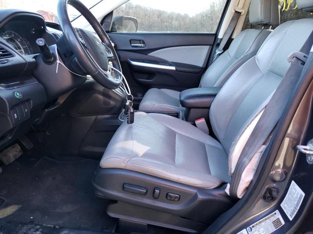 2HKRM4H74GH638589 - 2016 HONDA CR-V EXL GRAY photo 7