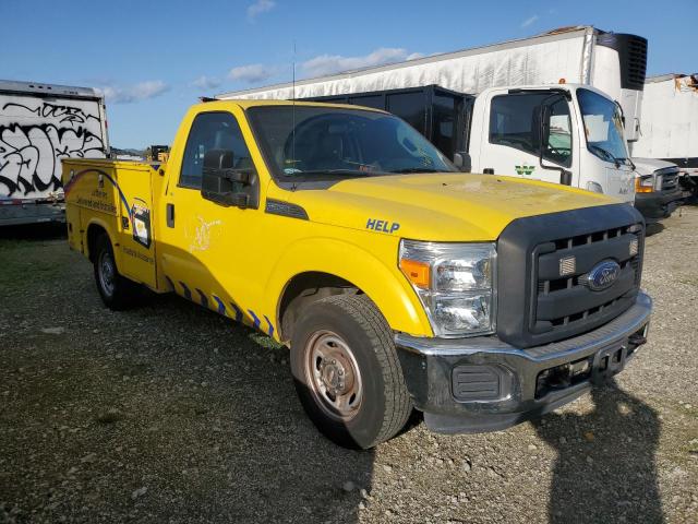 1FDBF2A64EEB08844 - 2014 FORD F250 SUPER DUTY YELLOW photo 4