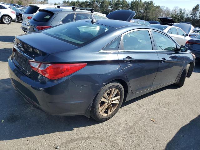 5NPEB4ACXCH458880 - 2012 HYUNDAI SONATA GLS BLUE photo 3