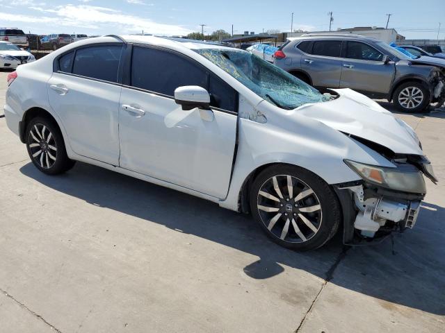 19XFB2F94FE020662 - 2015 HONDA CIVIC EXL WHITE photo 4