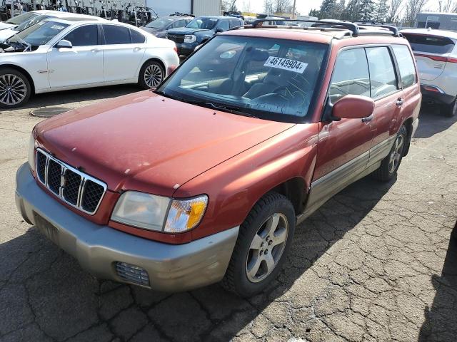 JF1SF65541H711272 - 2001 SUBARU FORESTER S BURGUNDY photo 1