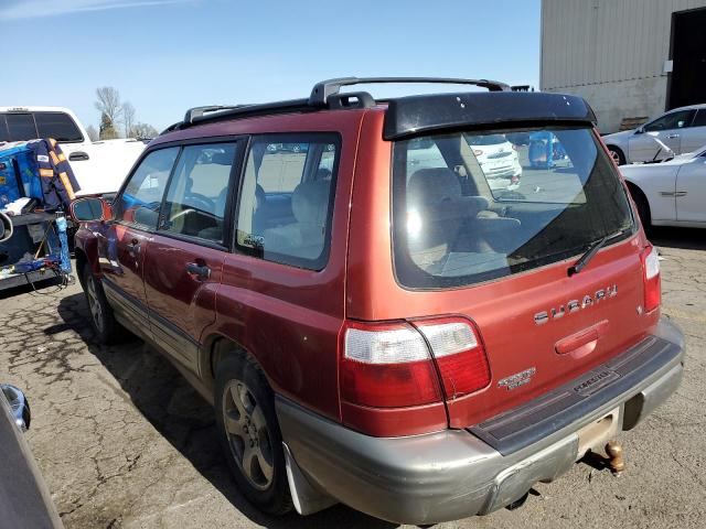 JF1SF65541H711272 - 2001 SUBARU FORESTER S BURGUNDY photo 2