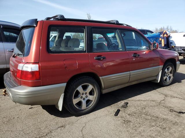 JF1SF65541H711272 - 2001 SUBARU FORESTER S BURGUNDY photo 3
